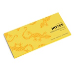 Electrostatic dry-wippe erase notes - yellow