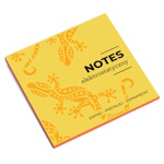 Electrostatic dry-wippe erase notes - orange