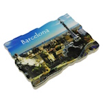 Sublimation polymer fridge magnet - rectangular