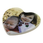 Sublimation polymer fridge magnet - heart