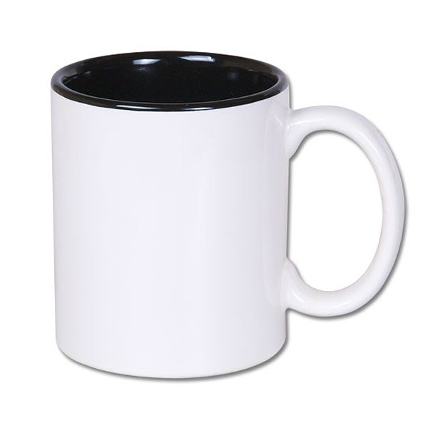 Inside color outside white sublimation mug - 72 pcs