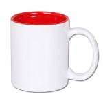 Inside color outside white sublimation mug - 72 pcs