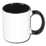 Inside and handle color sublimation mug - 72 pcs