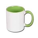 Inside and handle color sublimation mug - 72 pcs