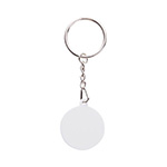 Metal keychain for sublimation - round