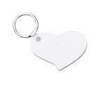 MDF keychain - heart