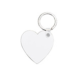 MDF keychain - heart