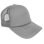 Cap with mesh back panels for sublimation