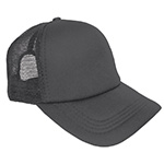 Cap with mesh back panels for sublimation