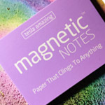 Elektrostatyczne suchościeralne karteczki na notatki - fioletowe pastelowe