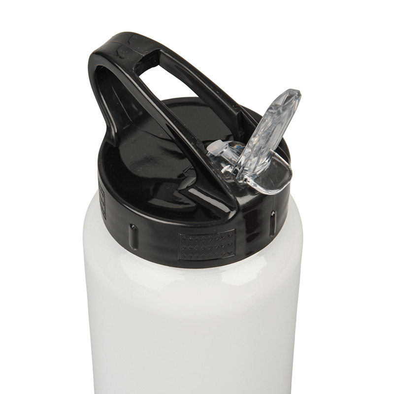 Metal bottle with mouthpiece for sublimation