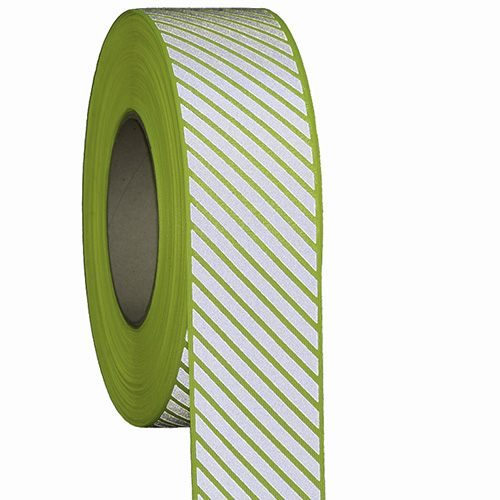 Yellow reflective tape - stripes