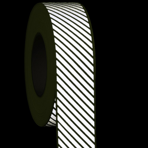 Yellow reflective tape - stripes