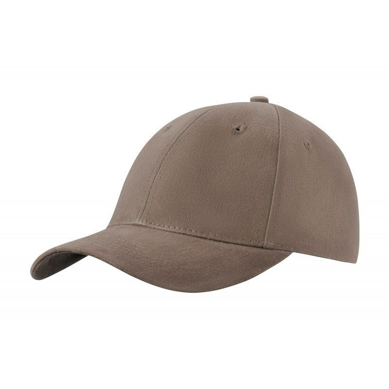 Peaked cap 6-panels with metal clip