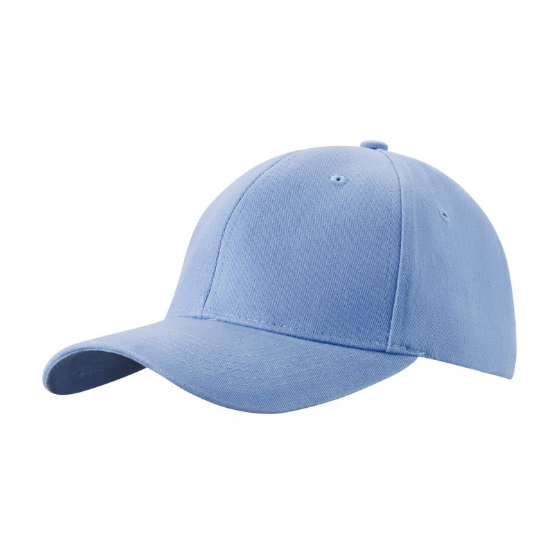 Peaked cap 6-panels with metal clip