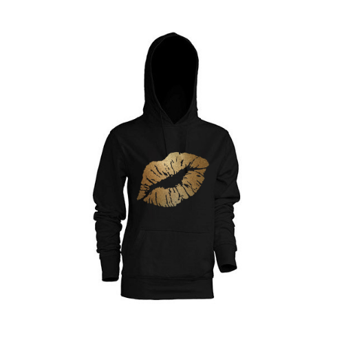 Women's hoody sweatshirt for printing Basic weight: 290 g/m² Size: S  Colour: black