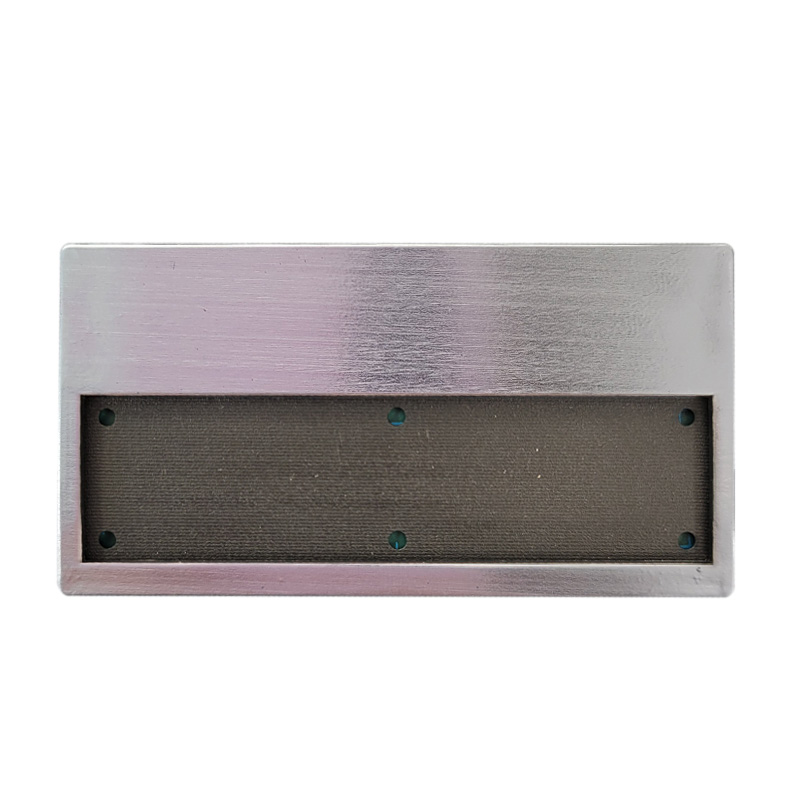 ID plate with safety pin 